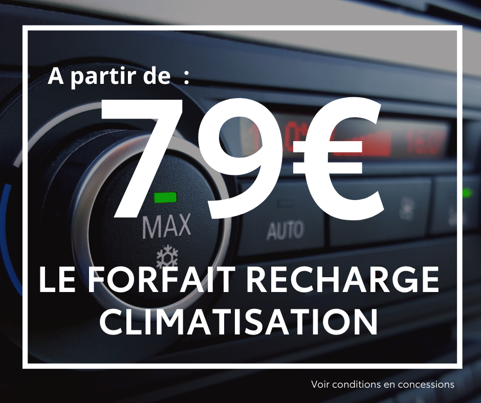 79€ forfait recharge clim
