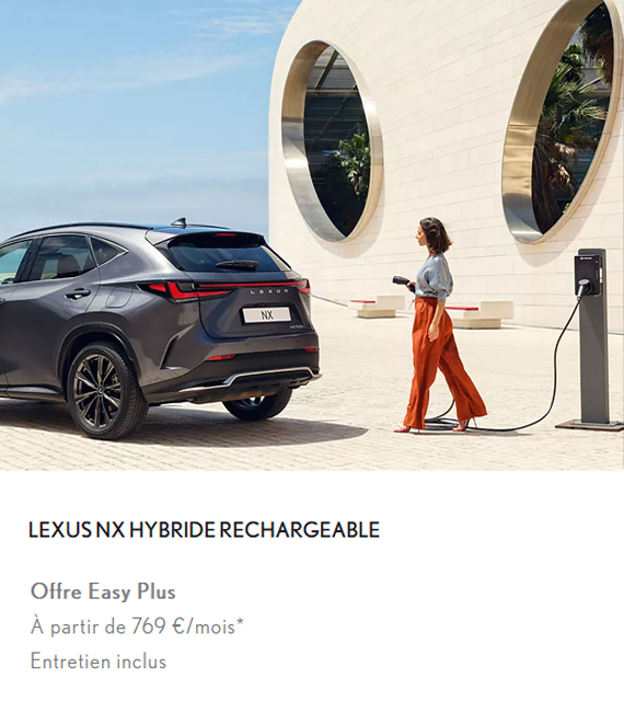 LEXUS NX HYBRIDE RECHARGEABLE